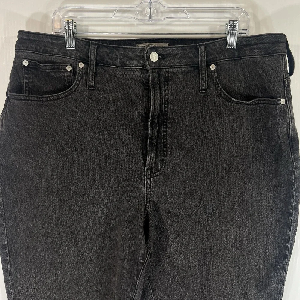 Madewell The Curvy‎ Perfect Vintage Jean Size 33 Gray Straight Leg Stretch